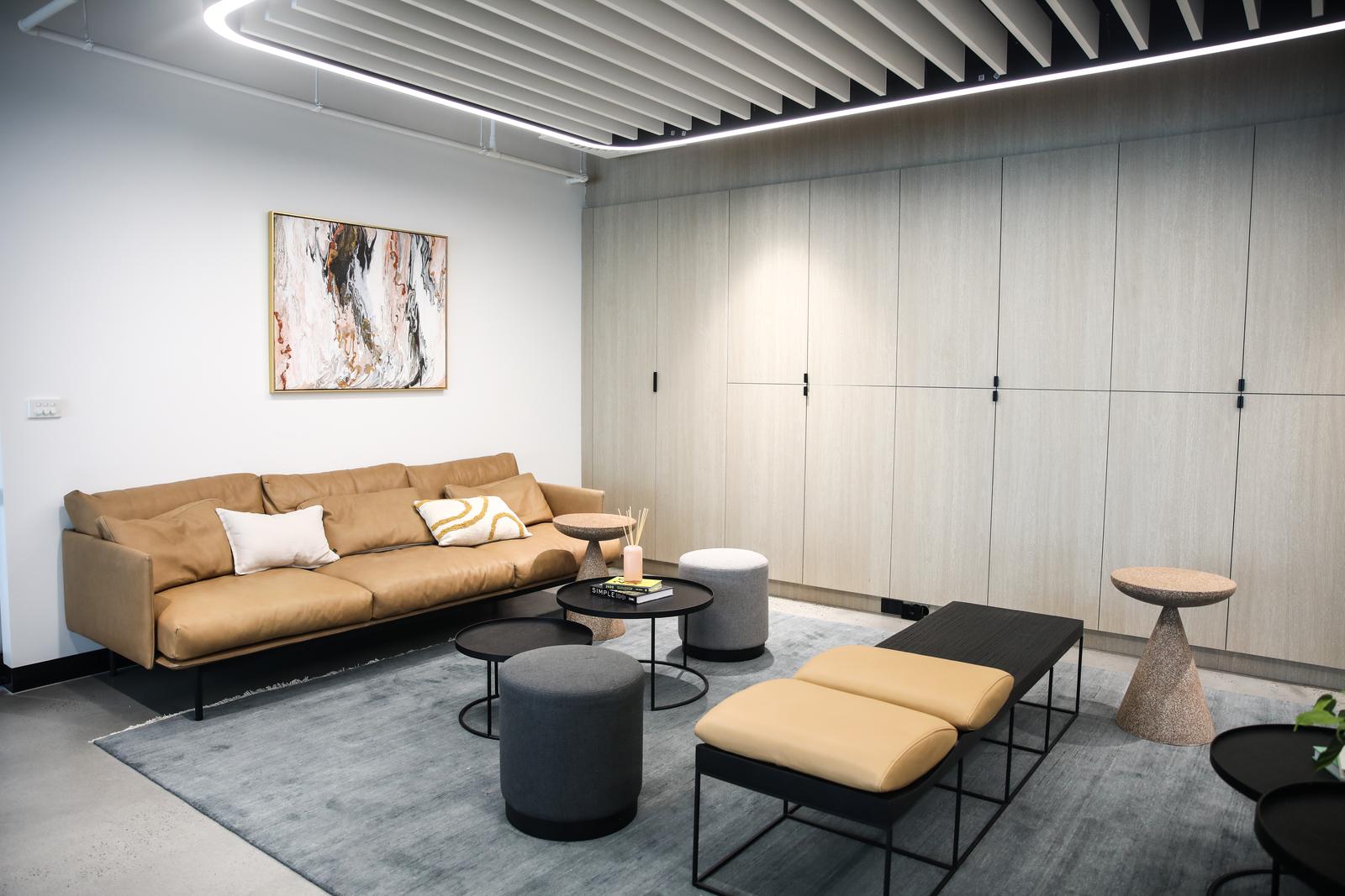 The lounge at Hexa Space